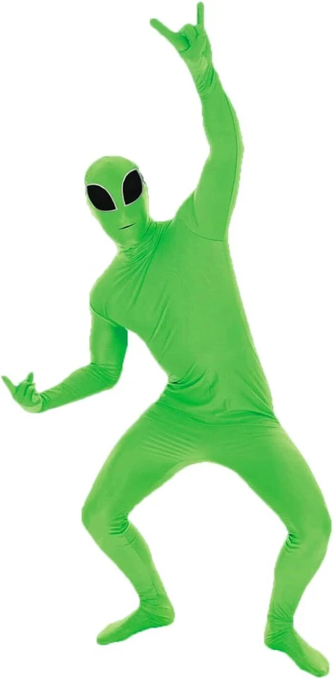 Adulto Alien Morphsuit Disfraz Halloween Festival Zentai Traje Skinsuit M - XXL Foto 2 de 4