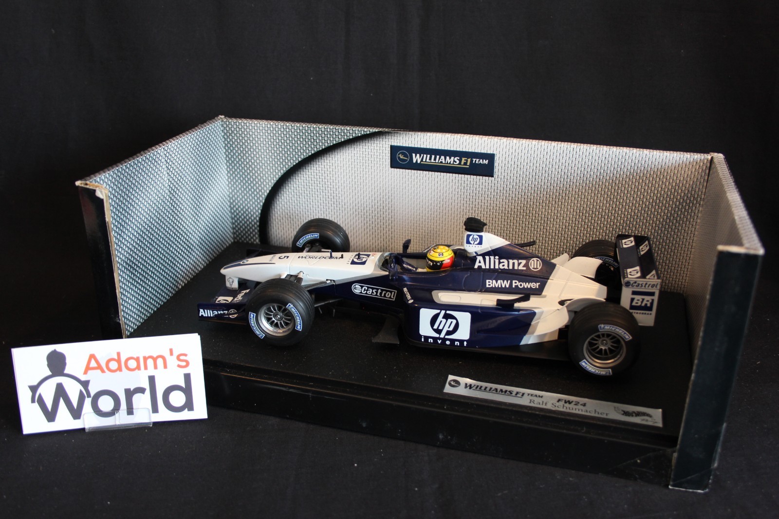 Hot Wheels Williams BMW FW24 2002 1:18 #5 Ralf Schumacher (GER Hot Wheels Williams BMW FW24 2002 1:18 #5 Ralf Schumacher (GER