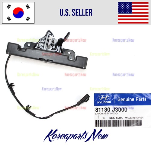 Hood Lock Latch ⭐GENUINE⭐ 81130J3000 fits Hyundai Veloster 2019-2021 - 第 1/2 張圖片