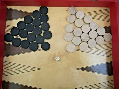 Ancienne Mallette De Jeux En Carton (dames, Jeu De L'oie...) – Pour Collection Ou Déco