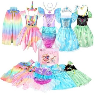 Princess Dress Up Clothes for Little Girls 3 4 5 6 Year Old | Princess