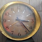 Westclox Big Ben Electric Desk Clock Metal Glass Gold Green Analog Arabic — photo 1