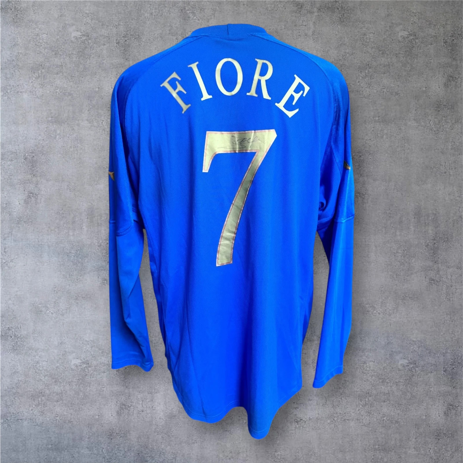 MAGLIA ITALIA FIORE MATCH WORN ISSUE SHIRT JERSEY CAMISETA 2004/2005