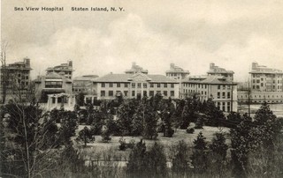 1920's Staten island NY postcard Sea View Hospital New York