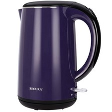 Secura Original Stainless Steel Double Wall Electric 1.8 Quarts, Dark Purple