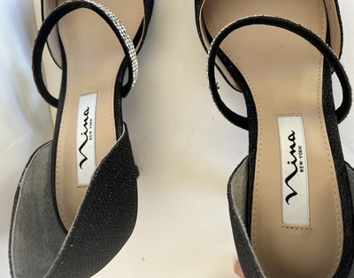 #ad #ad New Nina Brystol Pump Black Size 7 $31.47