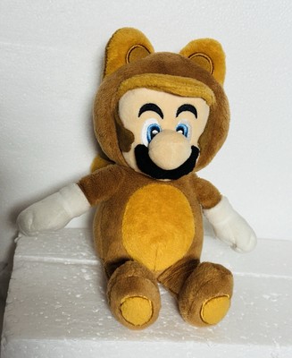 San-ei Super Mario 3D Land Tanooki Mario Plush Japan Release 8  No Tag