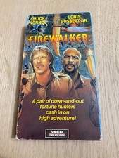 Firewalker VHS 1986, 1989 Chuck Norris Louis Gossett, Jr. Action Karate Kung Fu