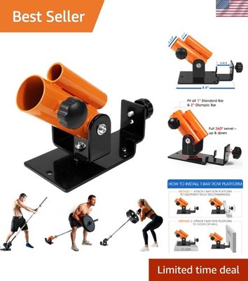 Exercise Machine Adjustable Attachment, D Row Handle/Landmine Handle Attachme...