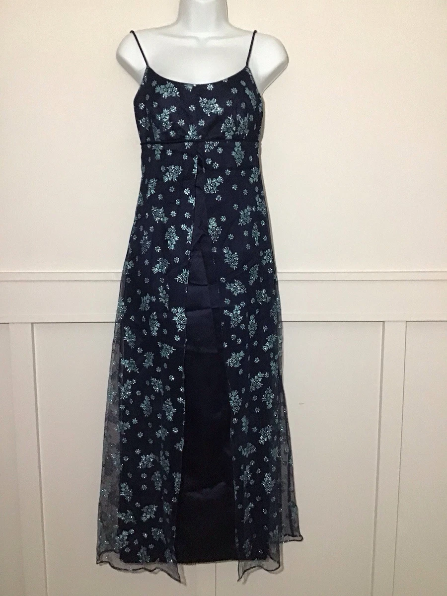 sachin and babi light blue dress 1990s Polka Dot Dress by Liz Claiborne 90s Swing Dress 90's Women's Vintage  Size Large main image 1