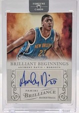 Anthony Davis 2012-13 Panini Brilliance Brilliant Beginnings Rookie Auto RC #5