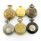 Vintage Swiss-Made 1-17j 3-14s Date Exhibition Pocket Watch Lot of 10 #WB5474-2 — photo 2