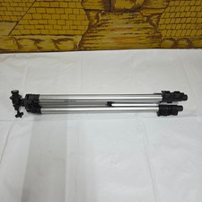 Vivitar Aluminum Camera Tripod Adjustable Pan Tilt Head Silver Black