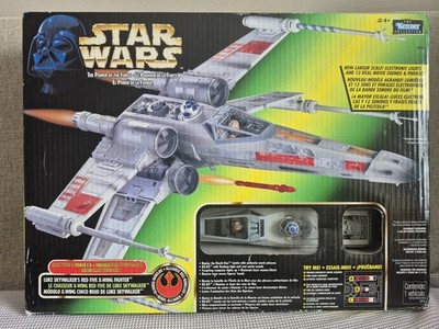 Star Wars Luke Skywalker X-Wing Fighter Red Five   Power of the Force  ...