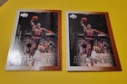 1999-00 Upper Deck NBA Legends - History of the Dunk Michael Jordan #70 -2 cards