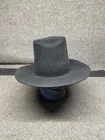 VTG Repro Civil War Hardee Hat Black Felt Size 7 3/8 Reenactor