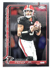 MICHAEL PENIX JR Atlanta Falcons 2025 Topps Chrome Football Card #15