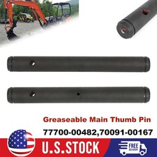 Greaseable Main Thumb Pin 40mm For KUBOTA KX121 KX91 KX71 KX033-4 KX040-4 U35