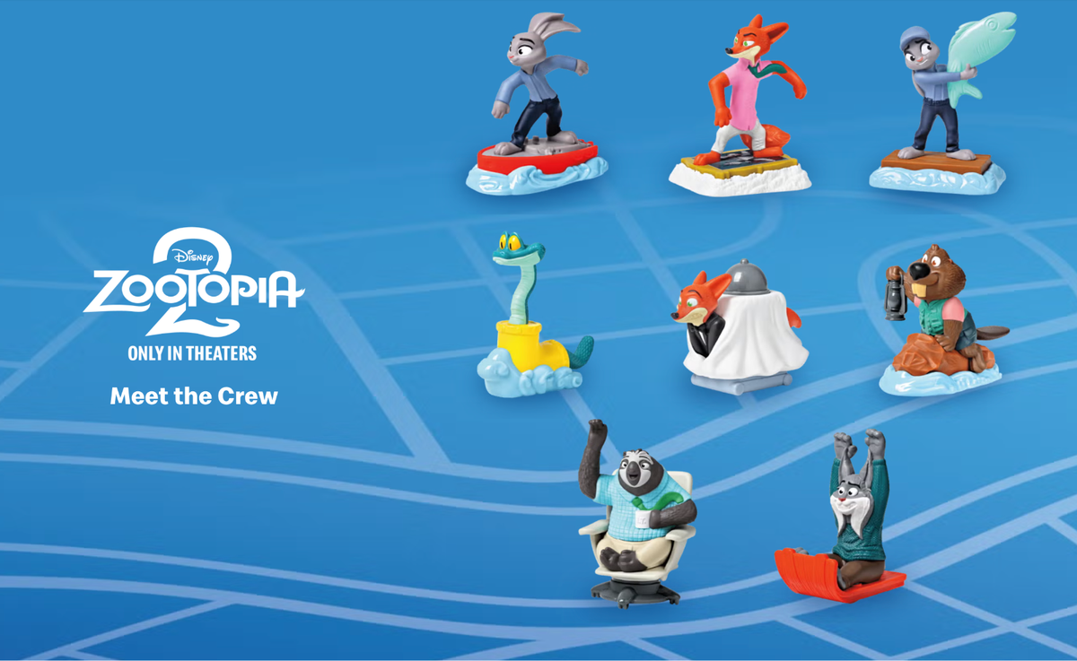 2025 McDONALD'S Zootopia 2 Disney HAPPY MEAL TOYS Or Set | eBay