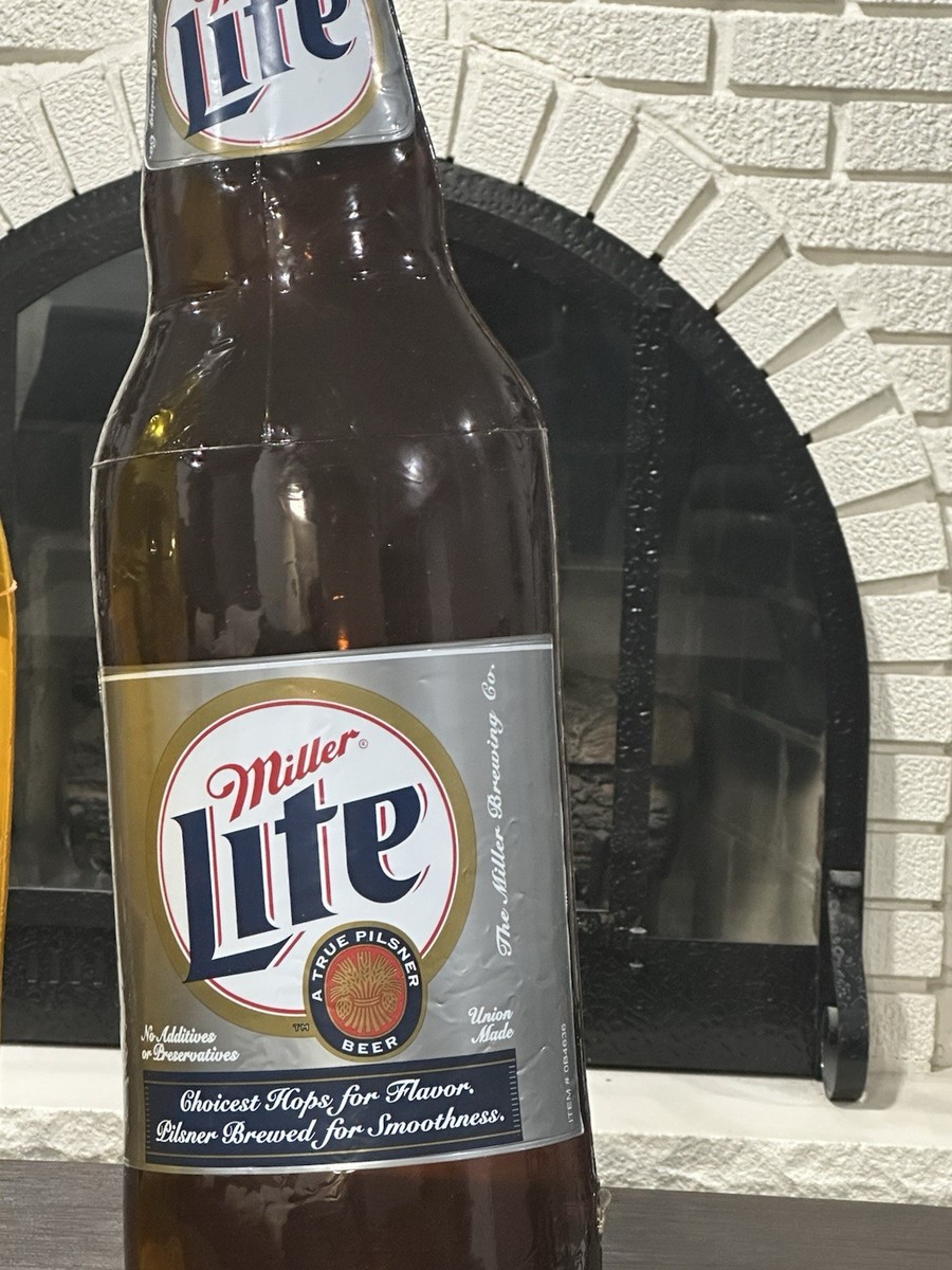 Vintage Miller Lite Inflatable 24” Beer Bottle NEW OLD STOCK | eBay