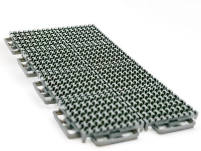 Caliber 8pc 9sf Grey ProTech XT Traction Flooring Tiles 13611-3