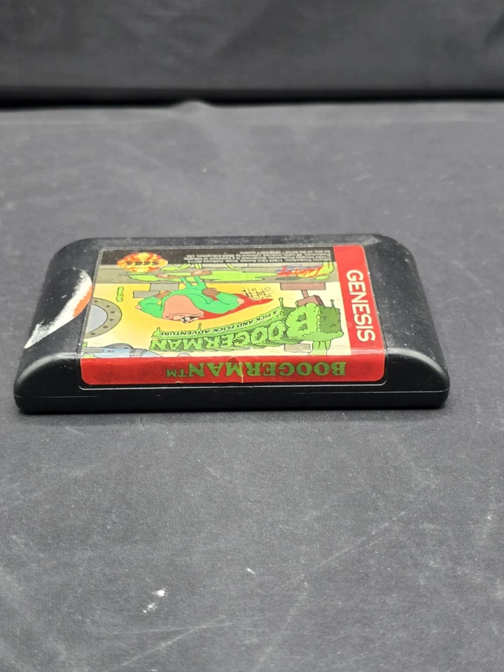 Boogerman: A Pick and Flick Adventure (Sega Genesis 1994) Cartridge Only Tested  - Image 3 of 4