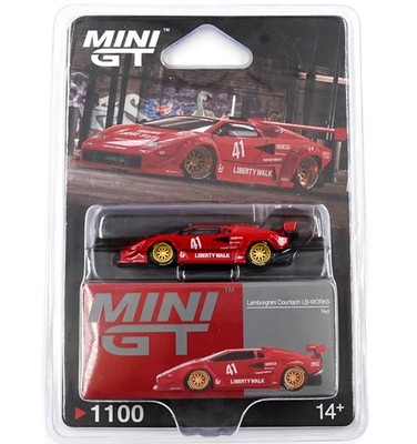 LAMBORGHINI COUNTACH LB-WORKS RED 2025 - BLISTR - Mini GT 1:64