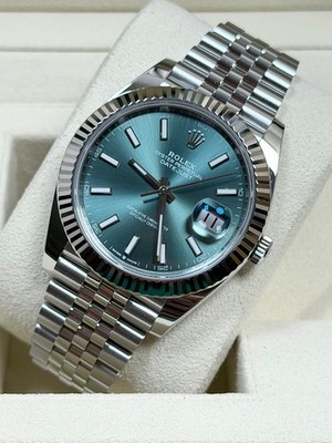 Rolex Datejust 41 126334 Mint Grün / 2022 / Full Set / Top Zustand