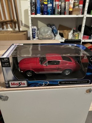 Modellauto Ford Mustang GTA Fastback  1967 Maisto Special Edition 1:18 Rot