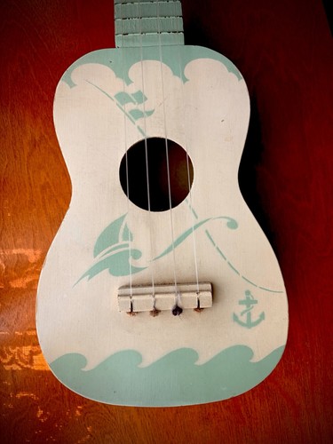 Vintage Regal Nautical Themed Soprano Ukulele Rare! 1940’s Very Cool!