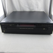 Denon DCM-370 5-Disc Carousel CD Changer Player HDCD Tested Working No Remote