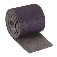 Leather Craft Belt Blanks, 51" x 2" 1.5mm Thickness 1-3 Oz, Dark Purple