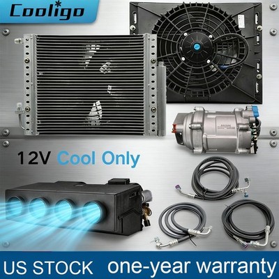 12000BTU 12V Universal Underdash Air Conditioner Electric Cooling Only A/C Unit