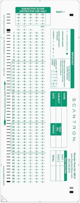 Official Scantron Brand 882-E Answer Sheet (50 Pack) 50 Pack 