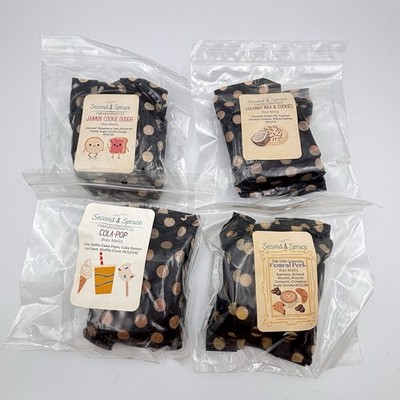 4 Second & Spruce Vendor Wax Melt Mini Cakes Gourmand Coffee Cola Cookie Jam