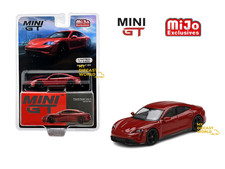 1/64 Mini GT #289 Porsche Taycan Turbo S Carmine Red mgt00289