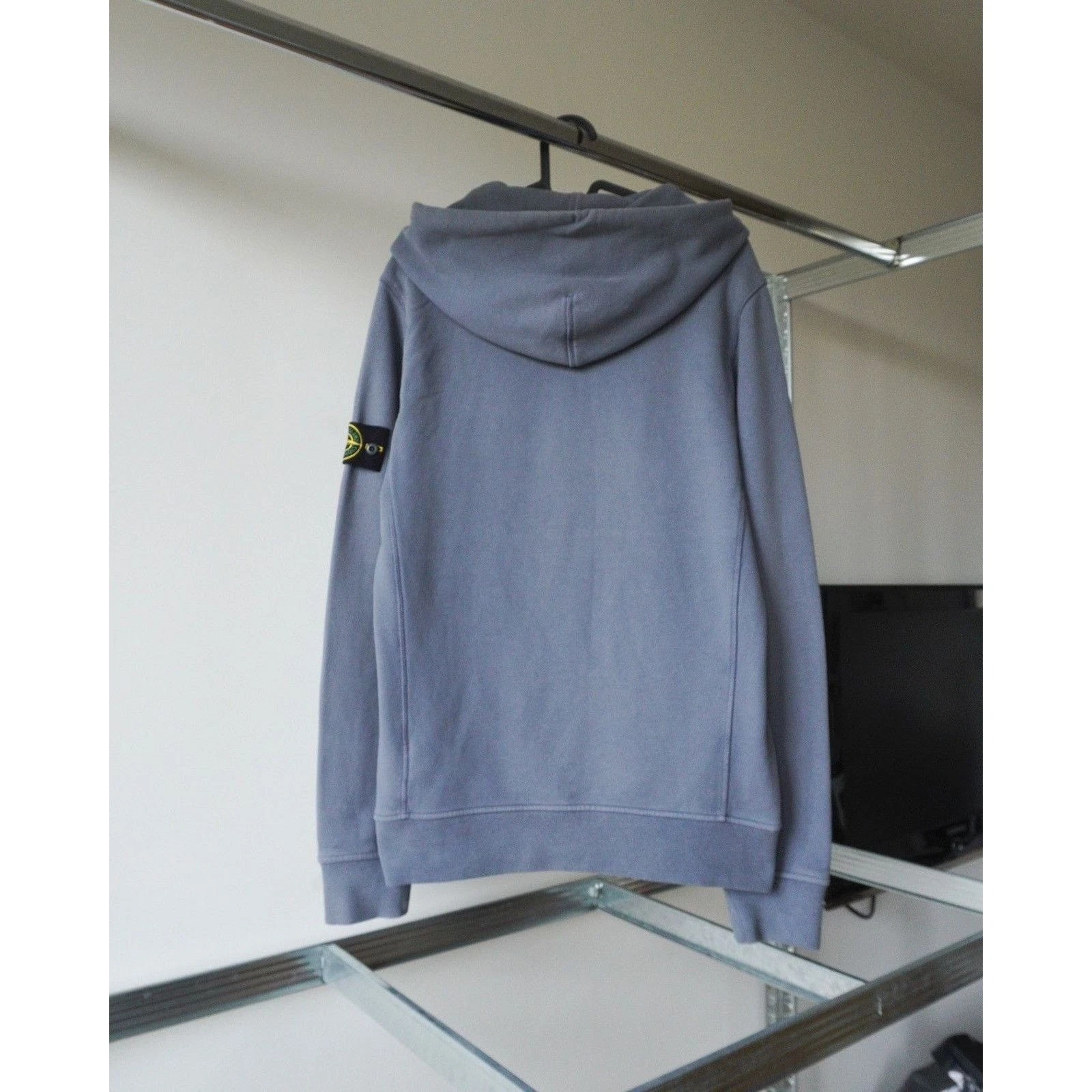 Felpa con cappuccio Stone Island grigia