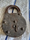 Old Vintage Antique Strong Lever  Padlock. No Keys  — photo 2