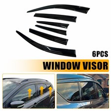 6x Window Wind Deflectors for Ford Kuga 2012-2019 Rain Guards Sun Visor Vent Set
