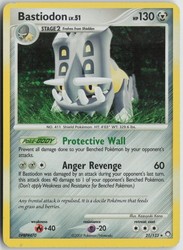 Bastiodon 21/123 DP Mysterious Treasures Holo Rare