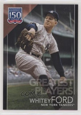 2019 Topps Greatest Players Black 74/299 Whitey Ford #GP-29 HOF za5