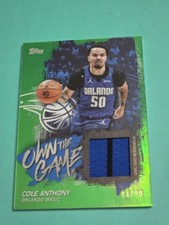2025-26 Topps - Own the Game Cole Anthony #OTGA-CA Green Rainbow /99 (MEM)