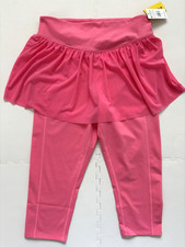 NWT ELEVEN Venus Williams Outskirt Highwaisted Capri Legging Tennis 2in1-XL Pink