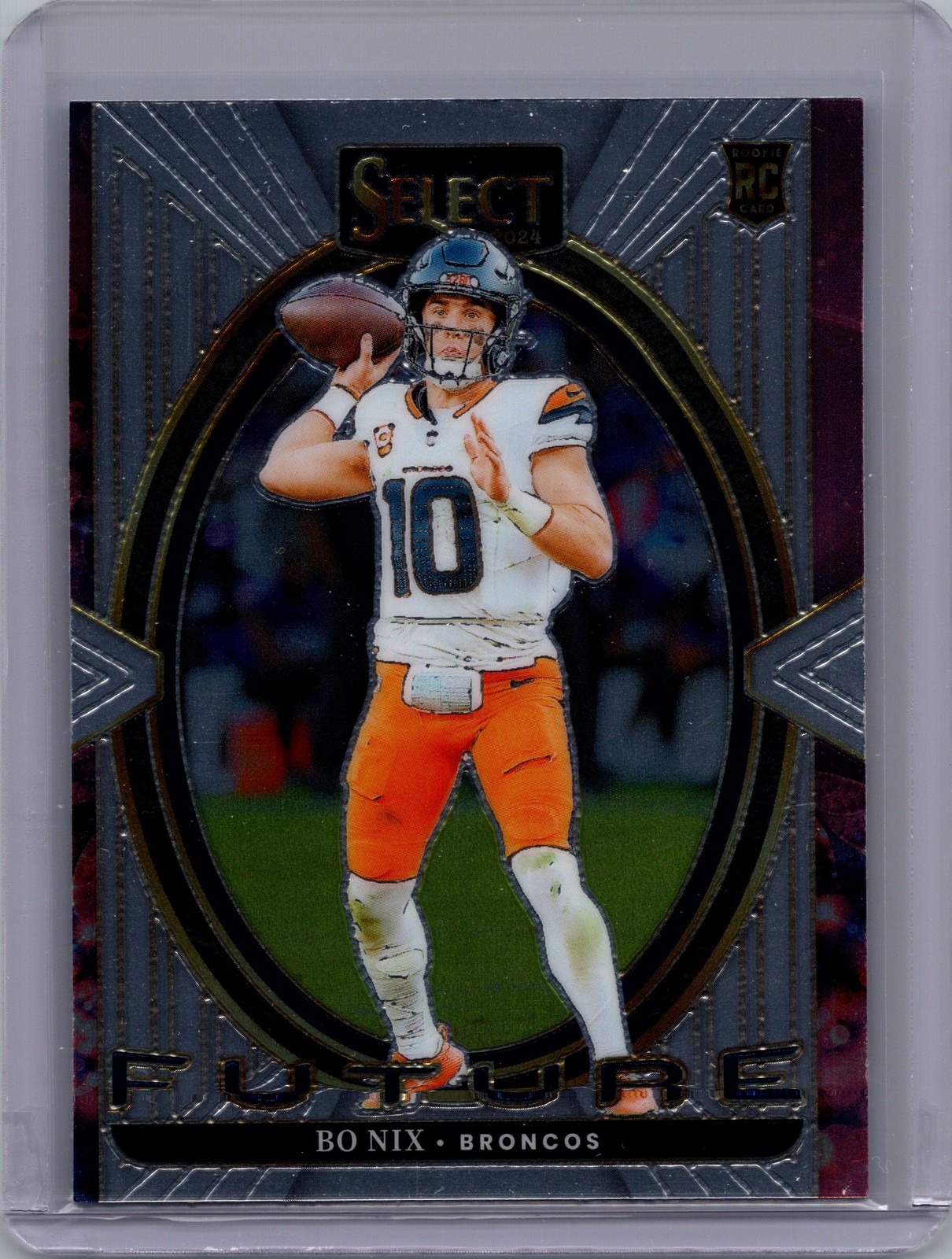 2024 Panini Select #7 Bo Nix Select Future