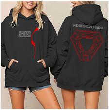 Nine Inch Nails Merch Tee Logo And dentity Disc 2025 Double Sided Hoodie