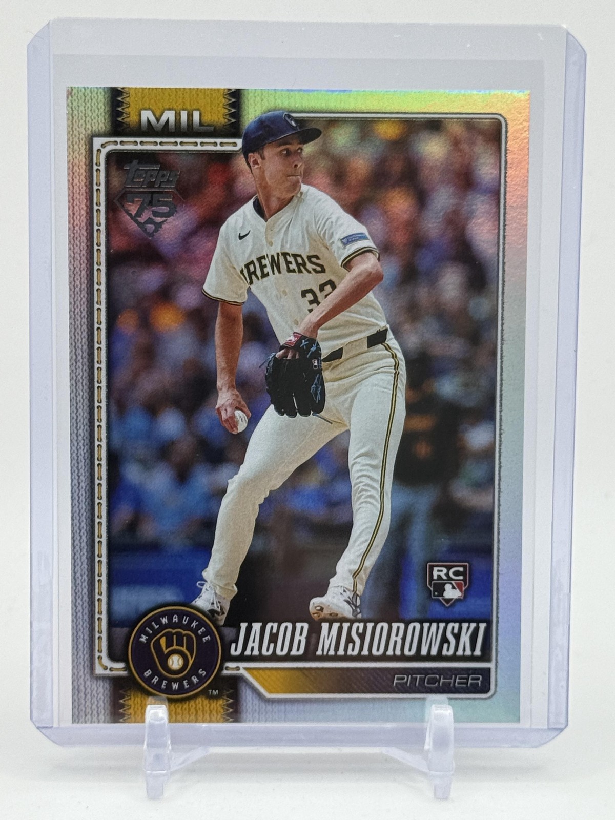 2026 Topps #10 Jacob Misiorowski Rainbow Foil
