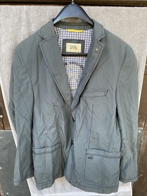Camel Active Herren Blazer Jacke Grün Grau Wie Neu Gr 50