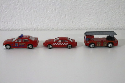 MIX BRAND Diecast Fire Feuerwehr SET - 3 Pieces # 143