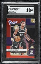 2022 Donruss Optic The Rookies Red Prizm 42/99 Keegan Murray #4 SGC 10 GEM 0jr6