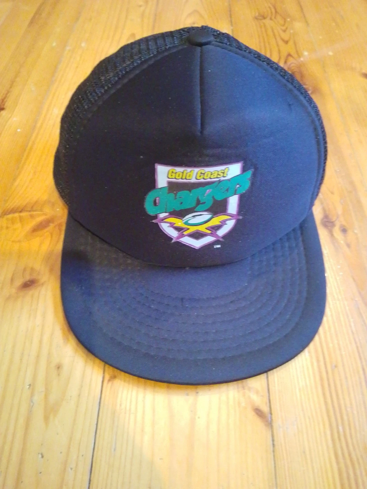 Vintage Gold Coast Chargers rugby League NRL Snapback Trucker Hat